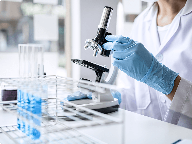 Análisis de laboratorio de suplementos y productos