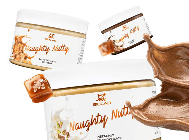 Fotos de paquetes de productos Naughty Nutty.